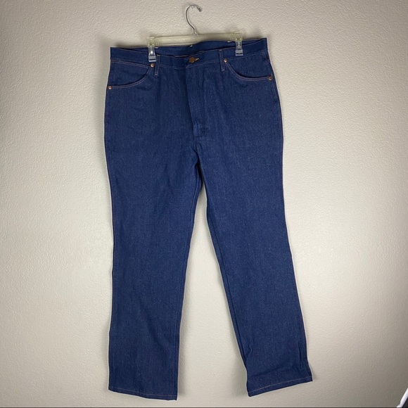 Wranglers Denim Jeans Mens Size 40x32 - Picture 1 of 6
